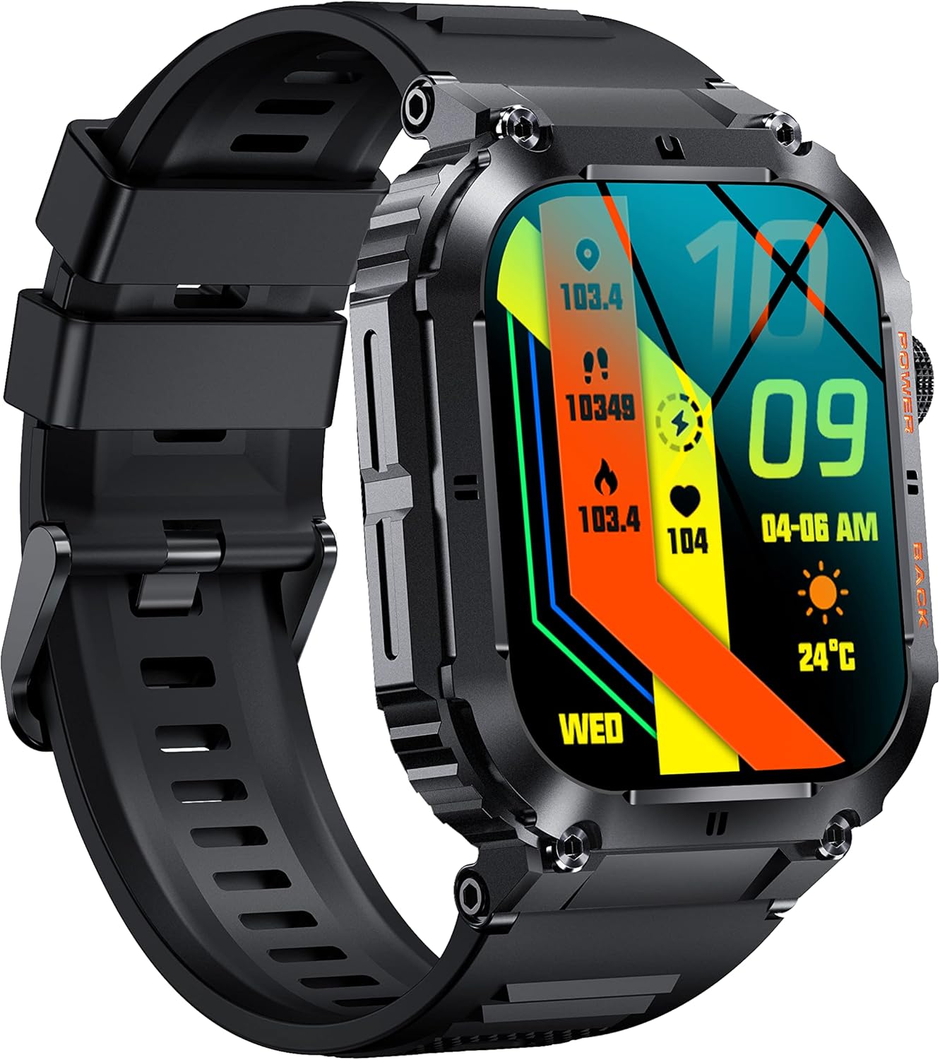 Denver Bluetooth Smart Watch / Heartrate, Blood Pressure & Oxygen Sensor - SWC-191B